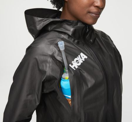 Hoka One One GORE-TEX Shakedry™ Run Jacket - Top Mulher Pretas | PT-l9CRKy1